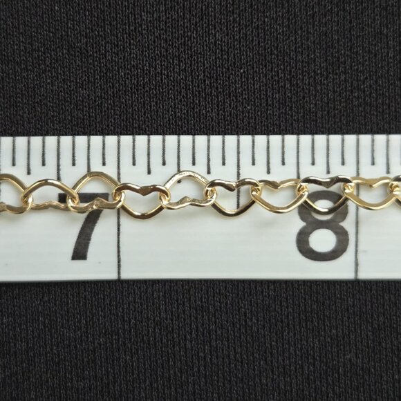 18k Bracelet openheart link design - Picture 9 of 11